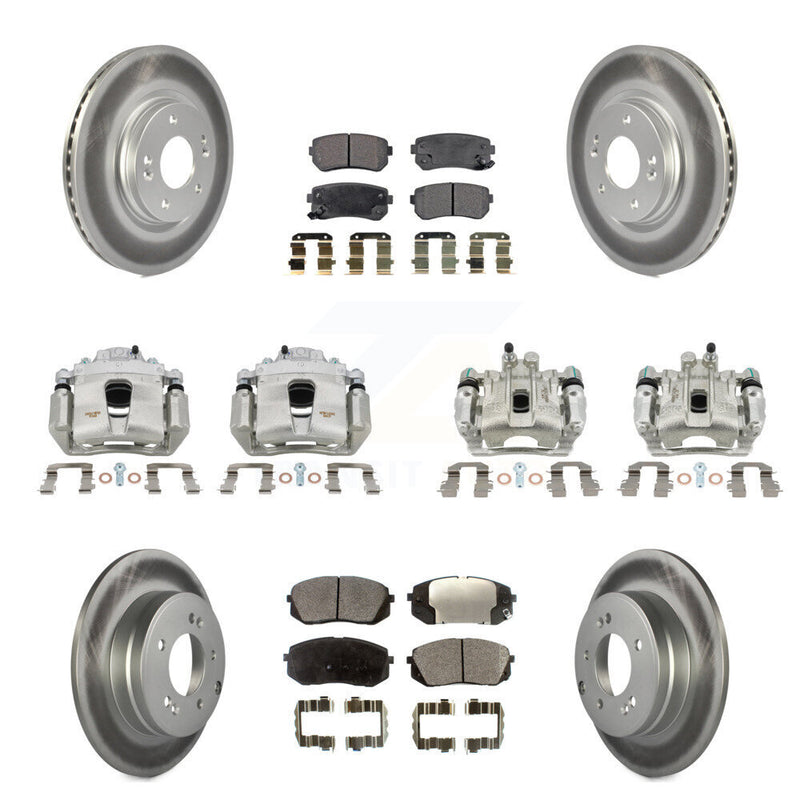 Transit Auto KCG-100939P Disc Brake Kit for 2015 Hyundai Sonata - Front and Rear product image