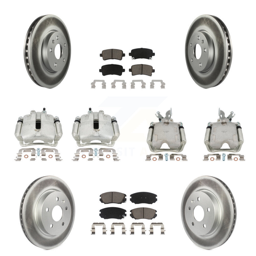 Transit Auto KCG-100940C Disc Brake Kit for 2013-2020 Chevrolet Impala, Chevrolet Malibu - Front and Rear product image