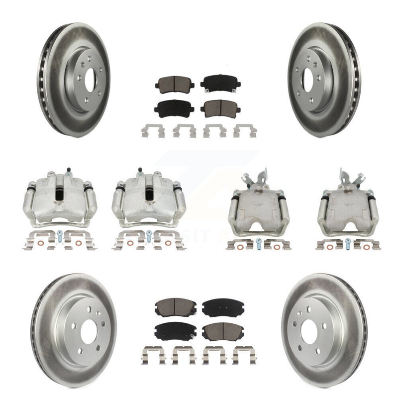 Transit Auto KCG-100940C Disc Brake Kit for 2013-2020 Chevrolet Impala, Chevrolet Malibu - Front and Rear product image