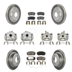 Transit Auto KCG-100940P Disc Brake Kit for 2016 Hyundai Sonata - Front and Rear product image