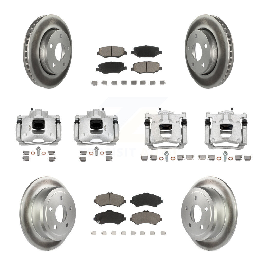 Transit Auto KCG-100941C Disc Brake Kit for 2007-2016 Jeep Wrangler - Front and Rear product image