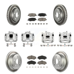 Transit Auto KCG-100941C Disc Brake Kit for 2007-2016 Jeep Wrangler - Front and Rear product image