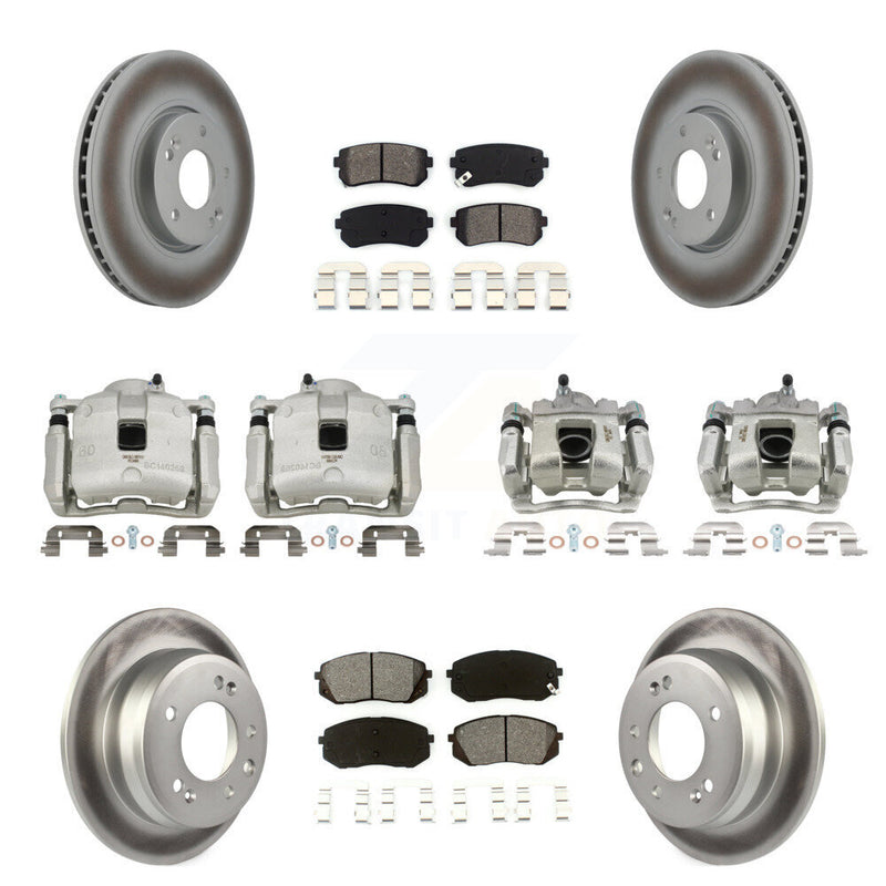 Transit Auto KCG-100941S Disc Brake Kit for 2016 Kia Sportage - Front and Rear product image