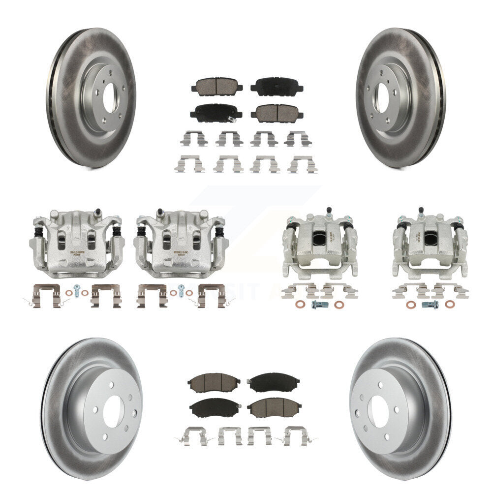 Transit Auto KCG-100942C Disc Brake Kit for 2008-2012 INFINITI EX35 - Front and Rear product image