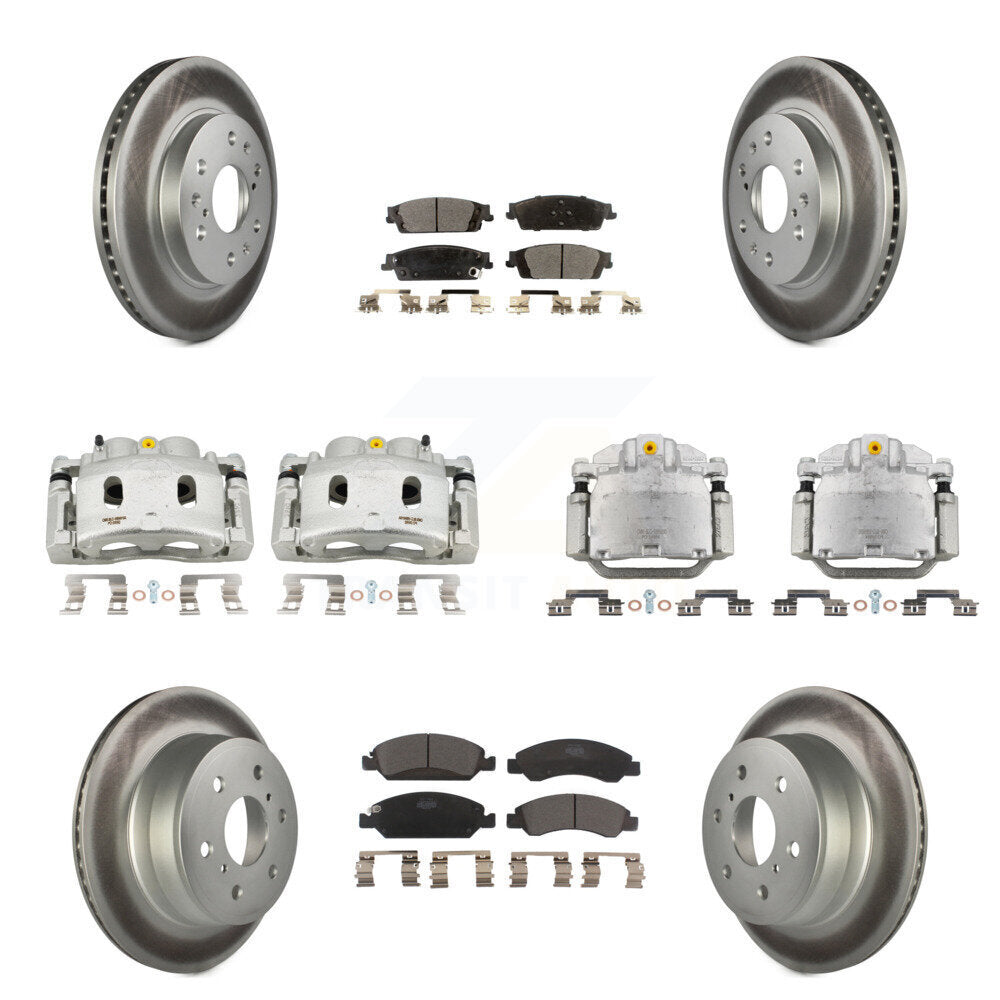 Transit Auto KCG-100942T Disc Brake Kit for 2014-2020 Chevrolet Suburban, Cadillac Escalade, Cadillac Escalade ESV & more - Front and Rear product image