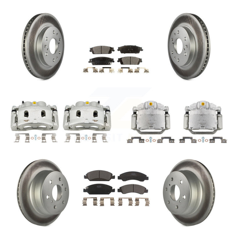 Transit Auto KCG-100942T Disc Brake Kit for 2014-2020 Chevrolet Suburban, Cadillac Escalade, Cadillac Escalade ESV & more - Front and Rear product image