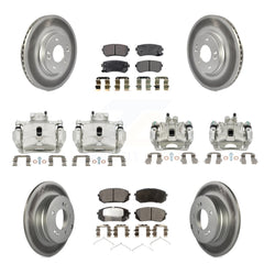 Transit Auto KCG-100943P Disc Brake Kit for 2016 Hyundai Sonata - Front and Rear product image