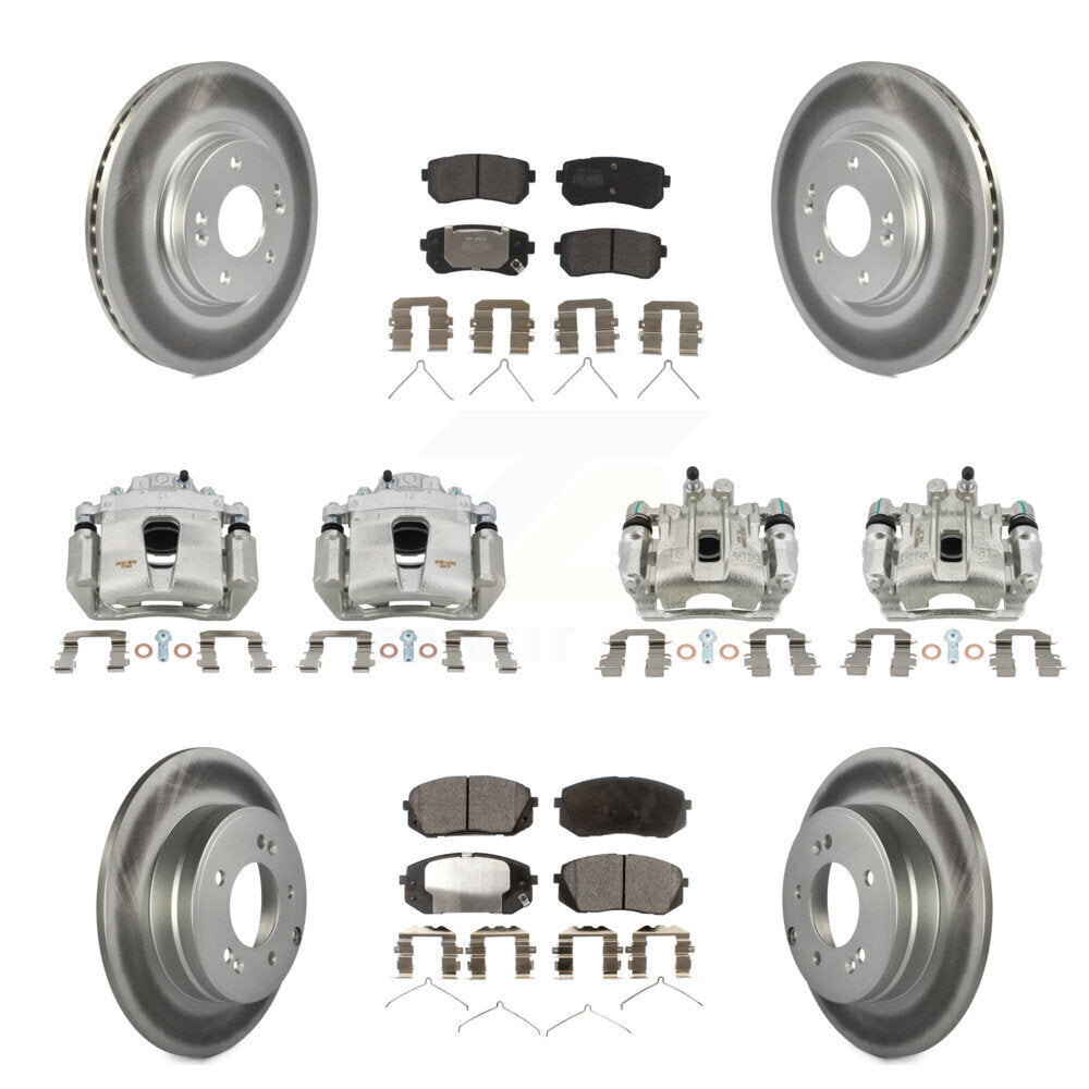 Transit Auto KCG-100944P Disc Brake Kit for 2016-2019 Kia Optima - Front and Rear product image