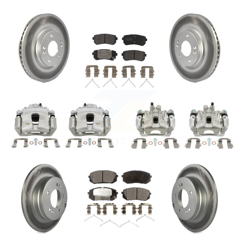 Transit Auto KCG-100944P Disc Brake Kit for 2016-2019 Kia Optima - Front and Rear product image