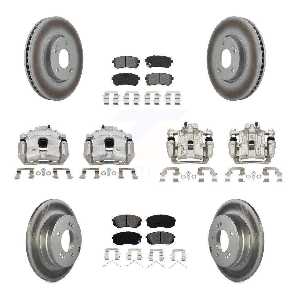 Transit Auto KCG-100944S Disc Brake Kit for 2016 Hyundai Sonata - Front and Rear product image