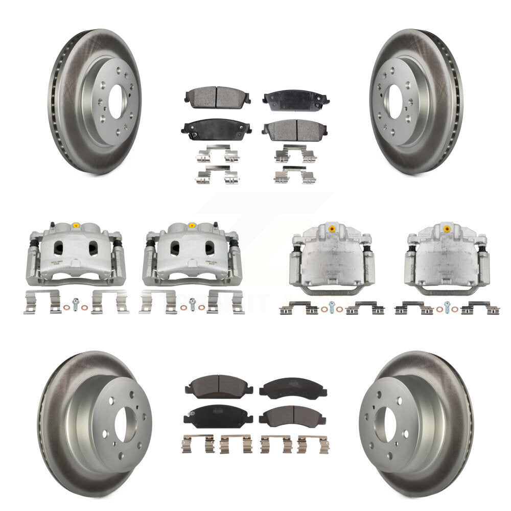 Transit Auto KCG-100944T Disc Brake Kit for 2007-2008 Cadillac Escalade, Cadillac Escalade ESV, Cadillac Escalade EXT & more - Front and Rear product image