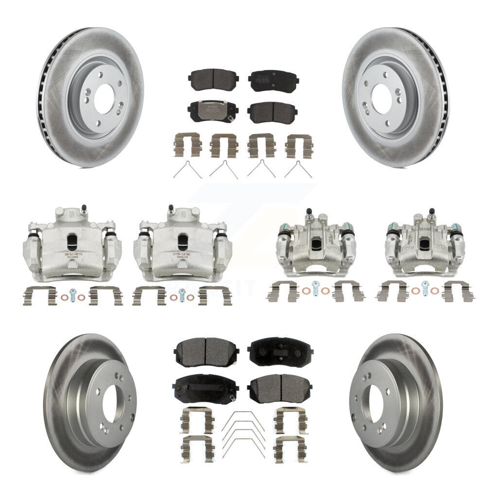 Transit Auto KCG-100945P Disc Brake Kit for 2016-2019 Kia Optima - Front and Rear product image