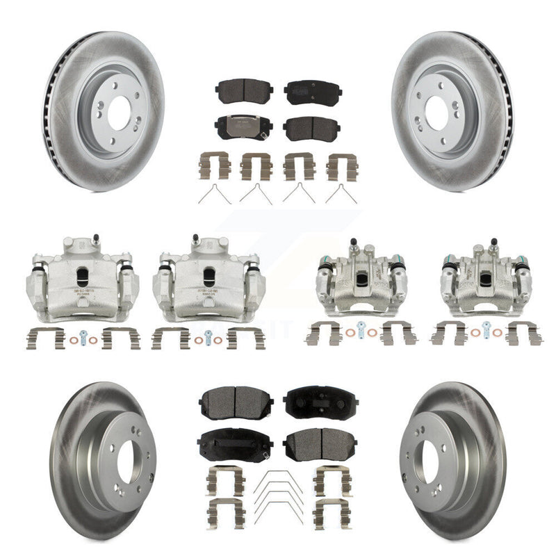 Transit Auto KCG-100945P Disc Brake Kit for 2016-2019 Kia Optima - Front and Rear product image
