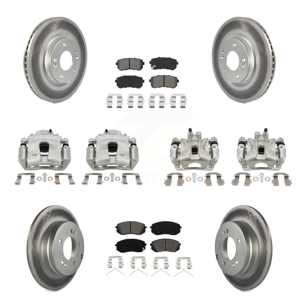 Transit Auto KCG-100945S Disc Brake Kit for 2016-2019 Kia Optima - Front and Rear product image