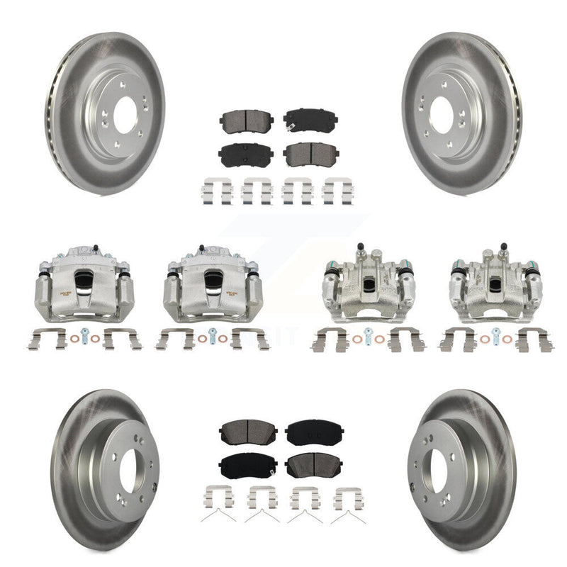 Transit Auto KCG-100945S Disc Brake Kit for 2016-2019 Kia Optima - Front and Rear product image