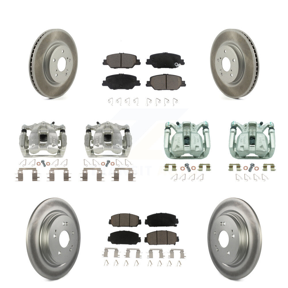 Transit Auto KCG-100946C Disc Brake Kit for 2017-2022 Honda CR-V - Front and Rear product image