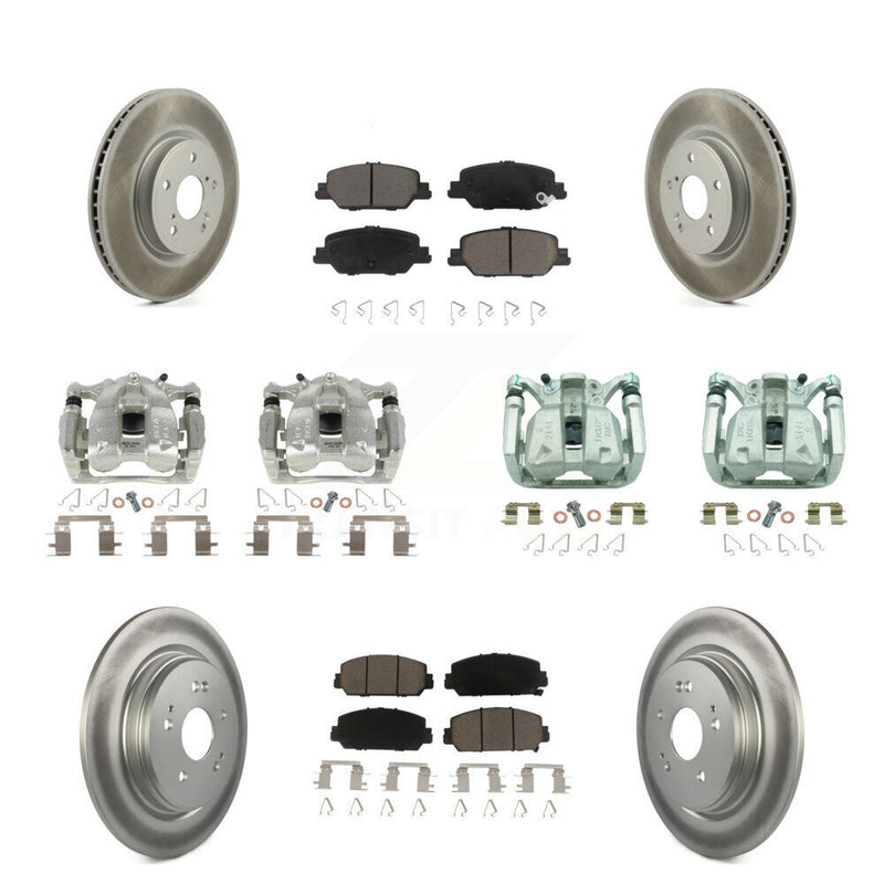 Transit Auto KCG-100946C Disc Brake Kit for 2017-2022 Honda CR-V - Front and Rear product image