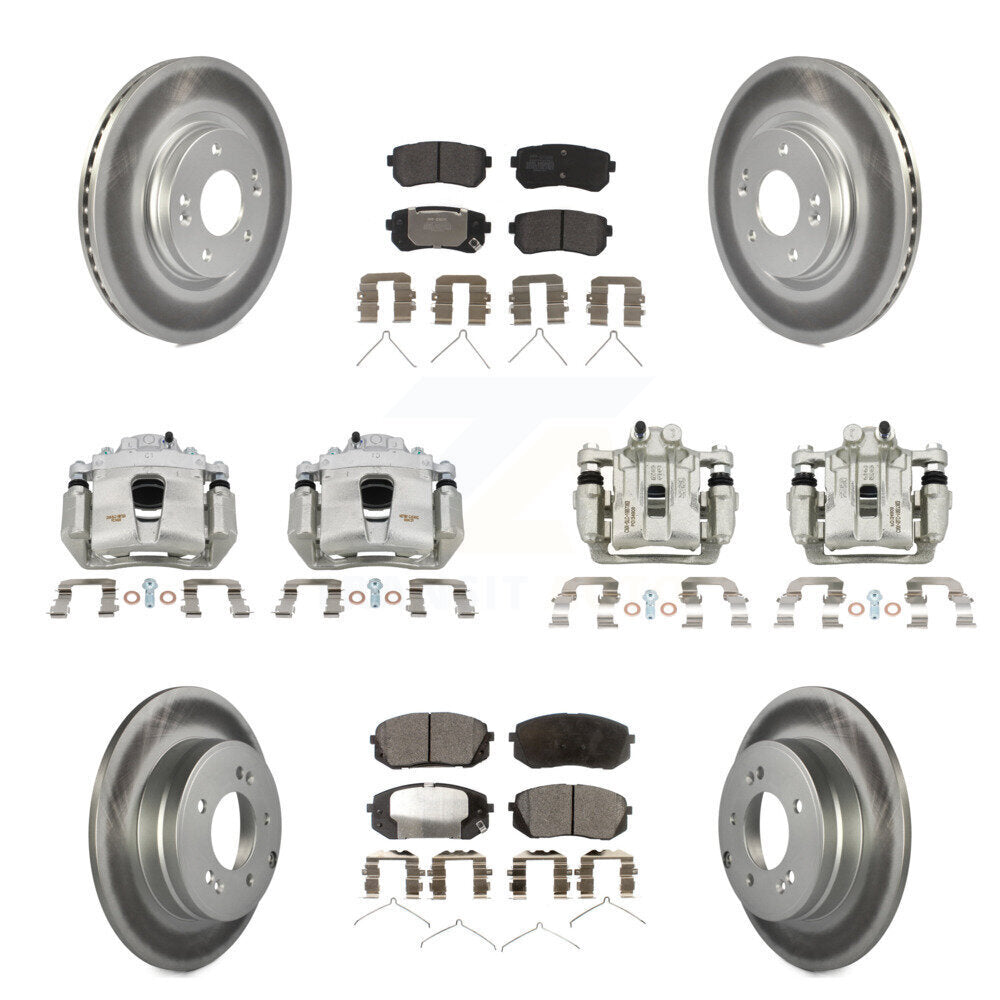 Transit Auto KCG-100946P Disc Brake Kit for 2017-2019 Kia Optima - Front and Rear product image