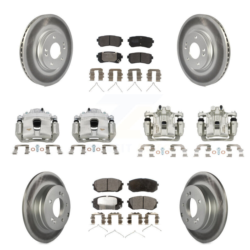 Transit Auto KCG-100946P Disc Brake Kit for 2017-2019 Kia Optima - Front and Rear product image