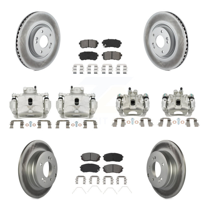 Transit Auto KCG-100946S Disc Brake Kit for 2016-2019 Kia Optima - Front and Rear product image