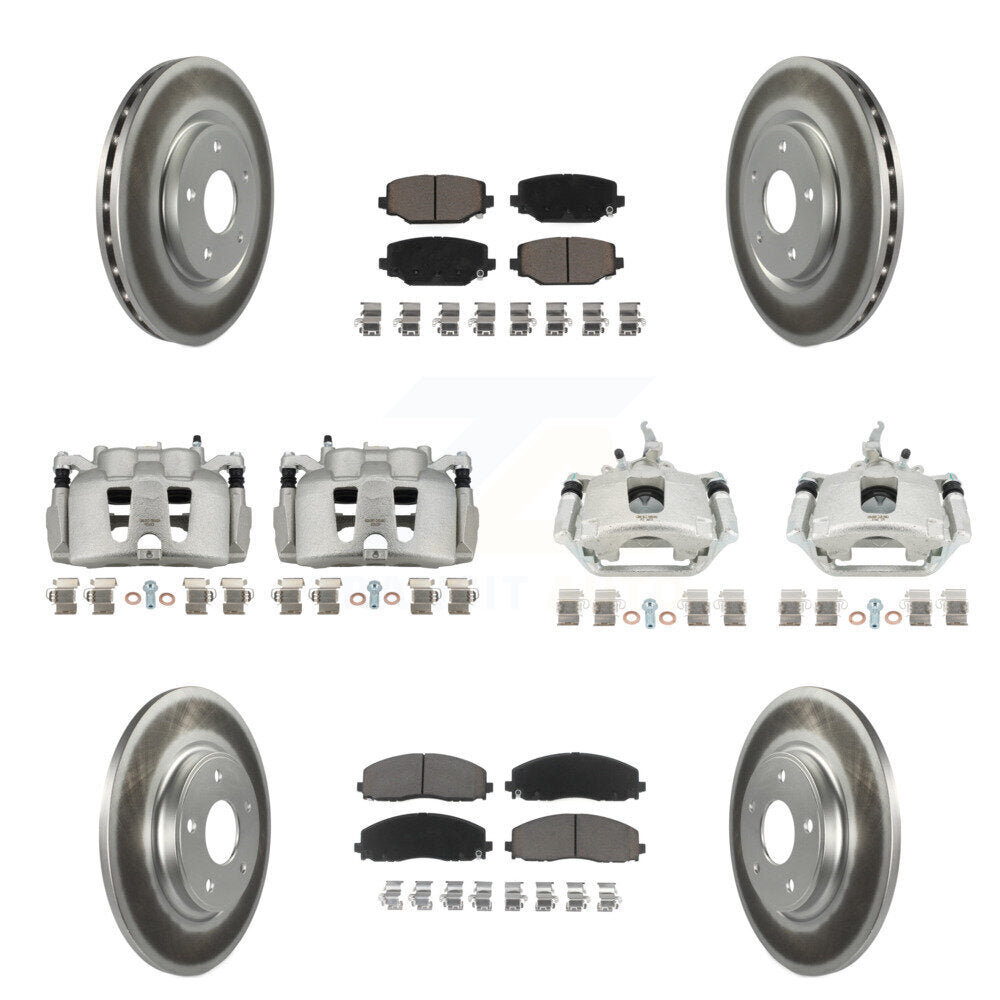 Transit Auto KCG-100947C Disc Brake Kit for 2014-2020 Dodge Journey - Front and Rear product image