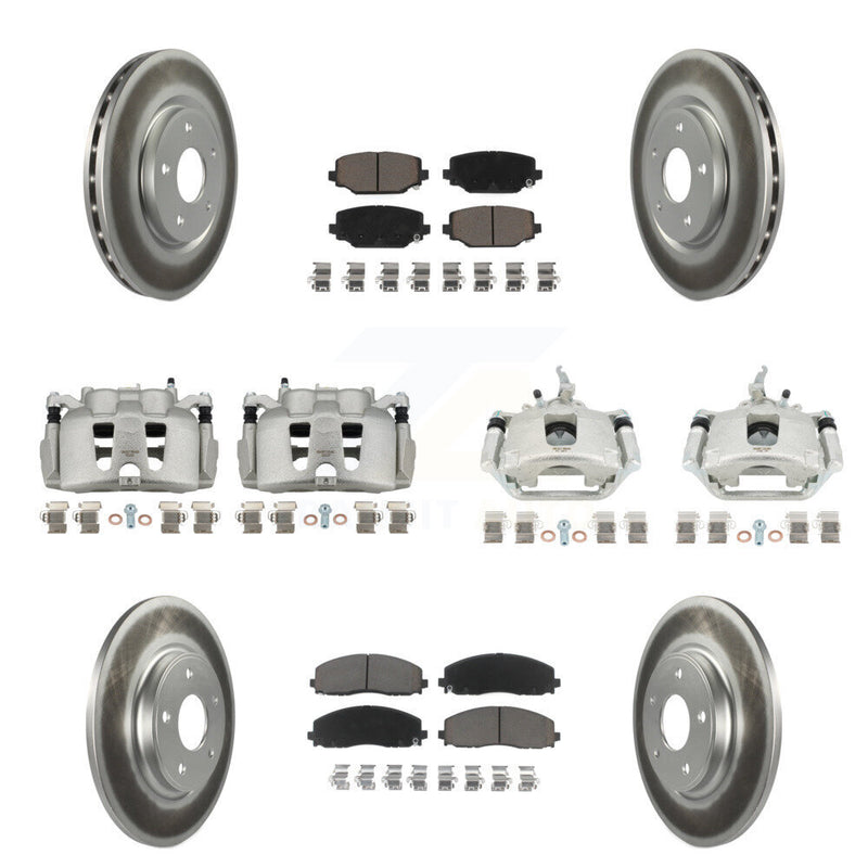 Transit Auto KCG-100947C Disc Brake Kit for 2014-2020 Dodge Journey - Front and Rear product image