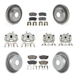 Transit Auto KCG-100947P Disc Brake Kit for 2006-2007 Hyundai Accent, Kia Rio, Kia Rio5 - Front and Rear product image
