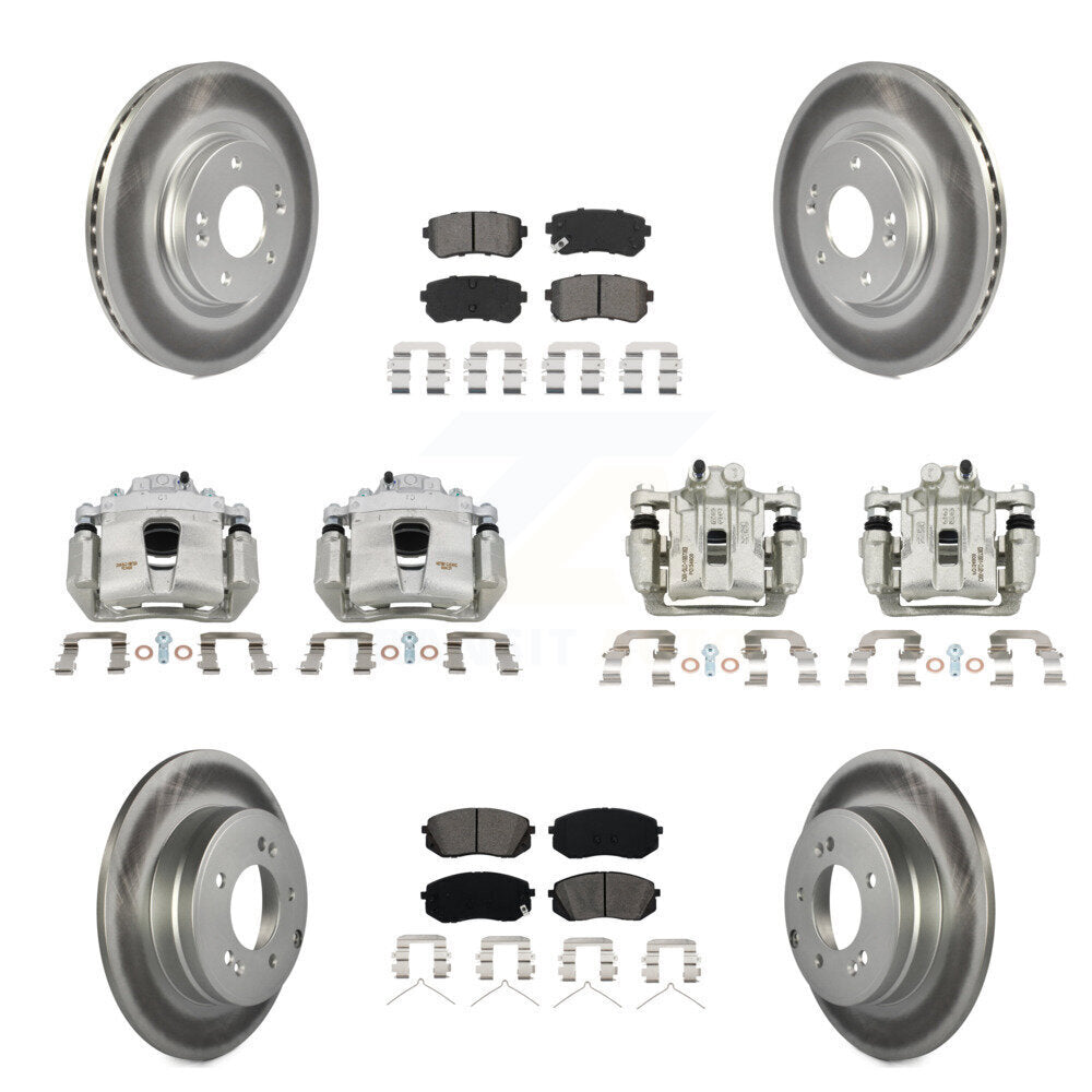 Transit Auto KCG-100947S Disc Brake Kit for 2017-2019 Kia Optima - Front and Rear product image