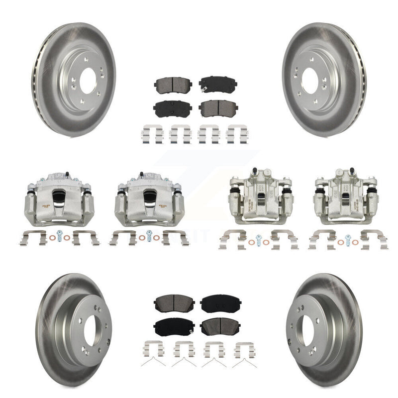 Transit Auto KCG-100947S Disc Brake Kit for 2017-2019 Kia Optima - Front and Rear product image