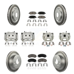 Transit Auto KCG-100948C Disc Brake Kit for 2014-2019 Nissan Rogue - Front and Rear product image