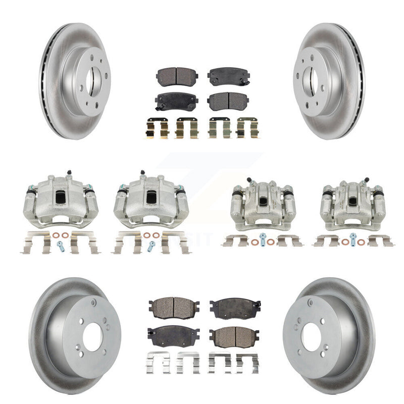 Transit Auto KCG-100948P Disc Brake Kit for 2006 Hyundai Accent - Front and Rear product image