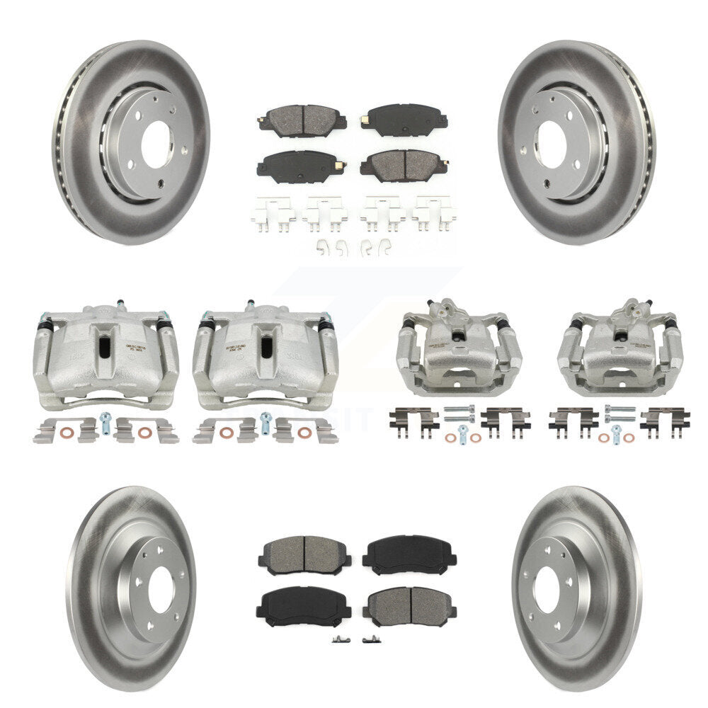 Transit Auto KCG-100948S Disc Brake Kit for 2016-2022 Mazda CX-5 - Front and Rear product image