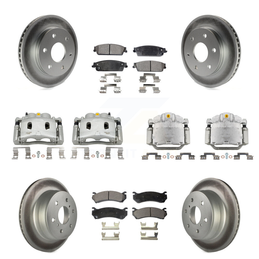 Transit Auto KCG-100948T Disc Brake Kit for 2007 Chevrolet Silverado 1500 - Front and Rear product image
