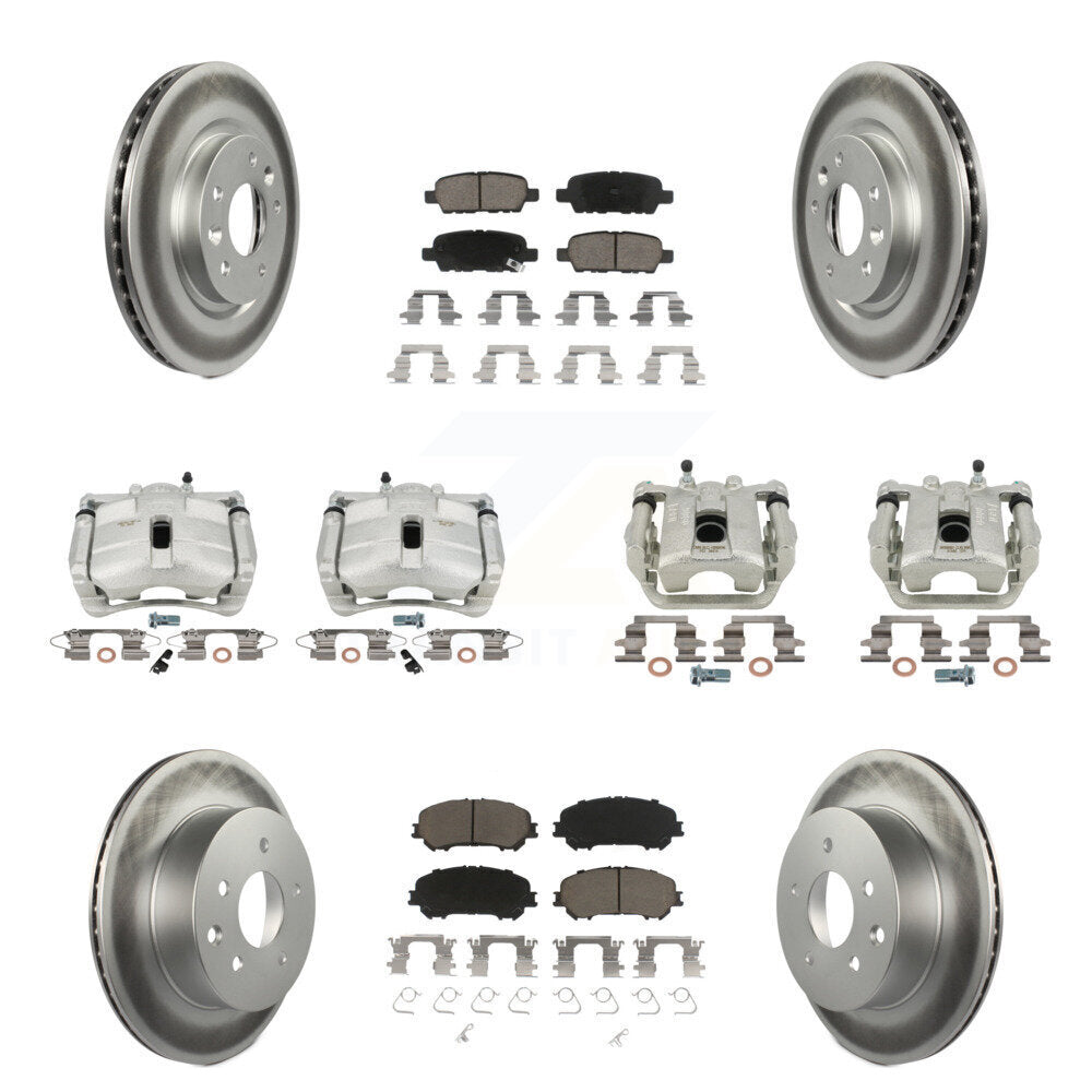 Transit Auto KCG-100949C Disc Brake Kit for 2014-2022 Nissan Rogue, Nissan Rogue Sport - Front and Rear product image