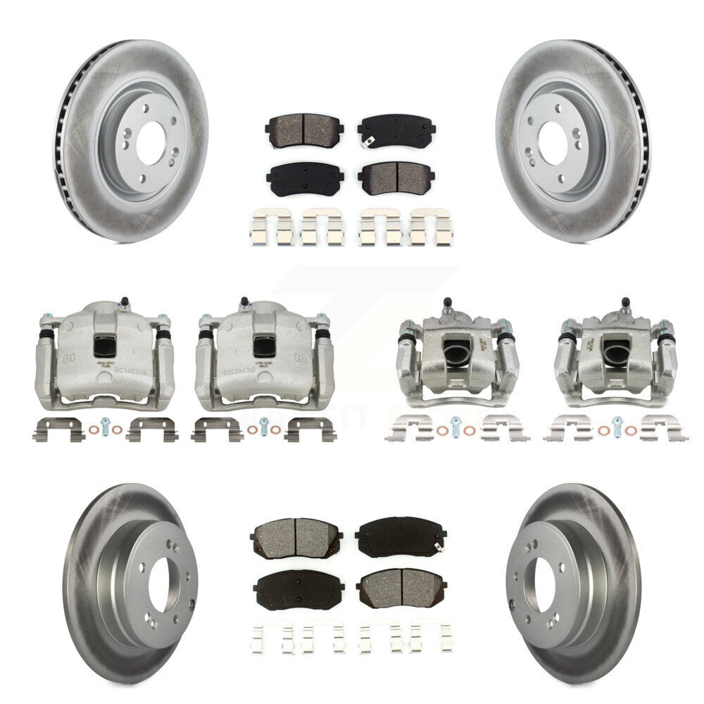 Transit Auto KCG-100949S Disc Brake Kit for 2016 Hyundai Tucson - Front and Rear product image