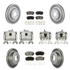 Transit Auto KCG-100949S Disc Brake Kit for 2016 Hyundai Tucson - Front and Rear product image
