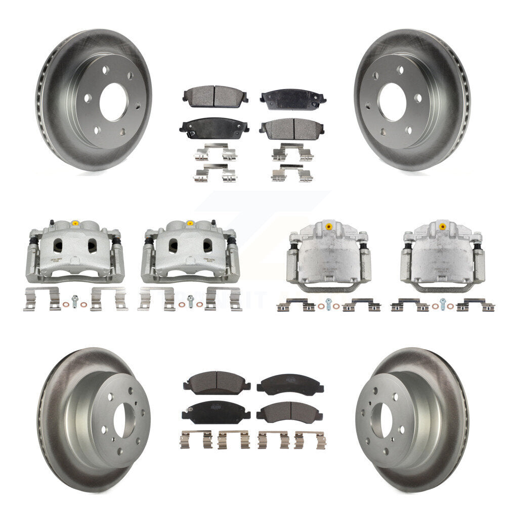 Transit Auto KCG-100949T Disc Brake Kit for 2007 GMC Sierra 1500 - Front and Rear product image