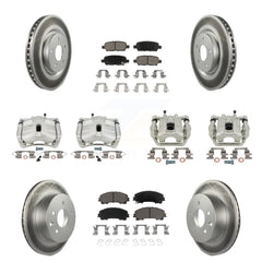 Transit Auto KCG-100950C Disc Brake Kit for 2014-2015 Nissan Rogue - Front and Rear product image