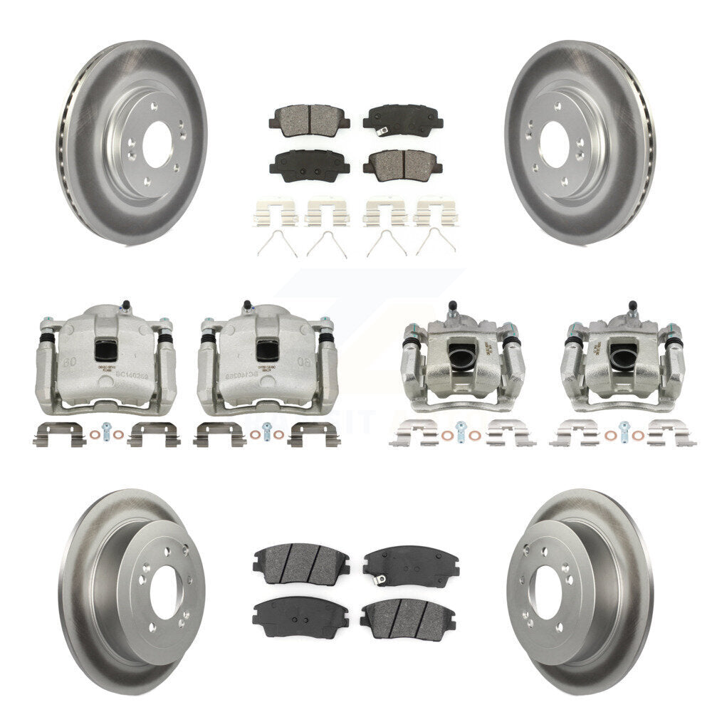 Transit Auto KCG-100950S Disc Brake Kit for 2016-2021 Hyundai Tucson, Kia Sportage - Front and Rear product image