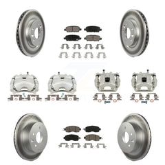 Transit Auto KCG-100951C Disc Brake Kit for 2015-2017 Nissan LEAF - Front and Rear product image