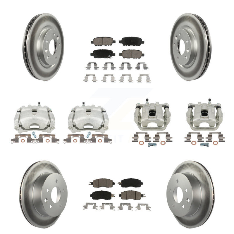 Transit Auto KCG-100951C Disc Brake Kit for 2015-2017 Nissan LEAF - Front and Rear product image