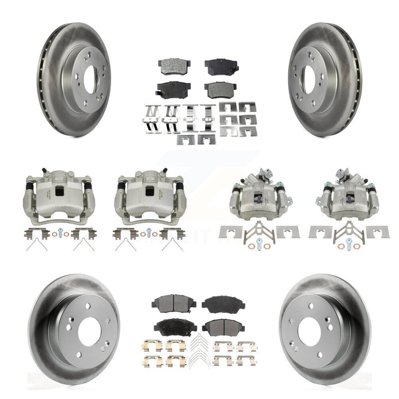 Transit Auto KCG-100951P Disc Brake Kit for 2002-2006 Honda Civic, Acura RSX - Front and Rear product image