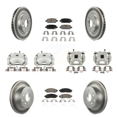 Transit Auto KCG-100952C Disc Brake Kit for 2015 Nissan LEAF - Front and Rear product image