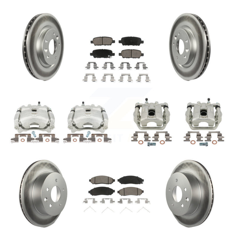 Transit Auto KCG-100952C Disc Brake Kit for 2015 Nissan LEAF - Front and Rear product image