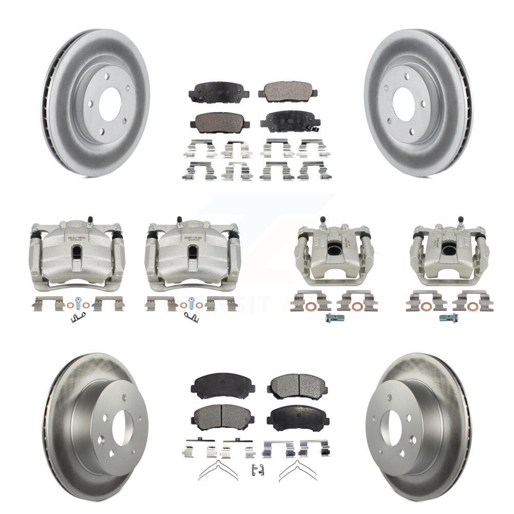 Transit Auto KCG-100952P Disc Brake Kit for 2008-2015 Nissan Rogue Select, Nissan Rogue - Front and Rear product image