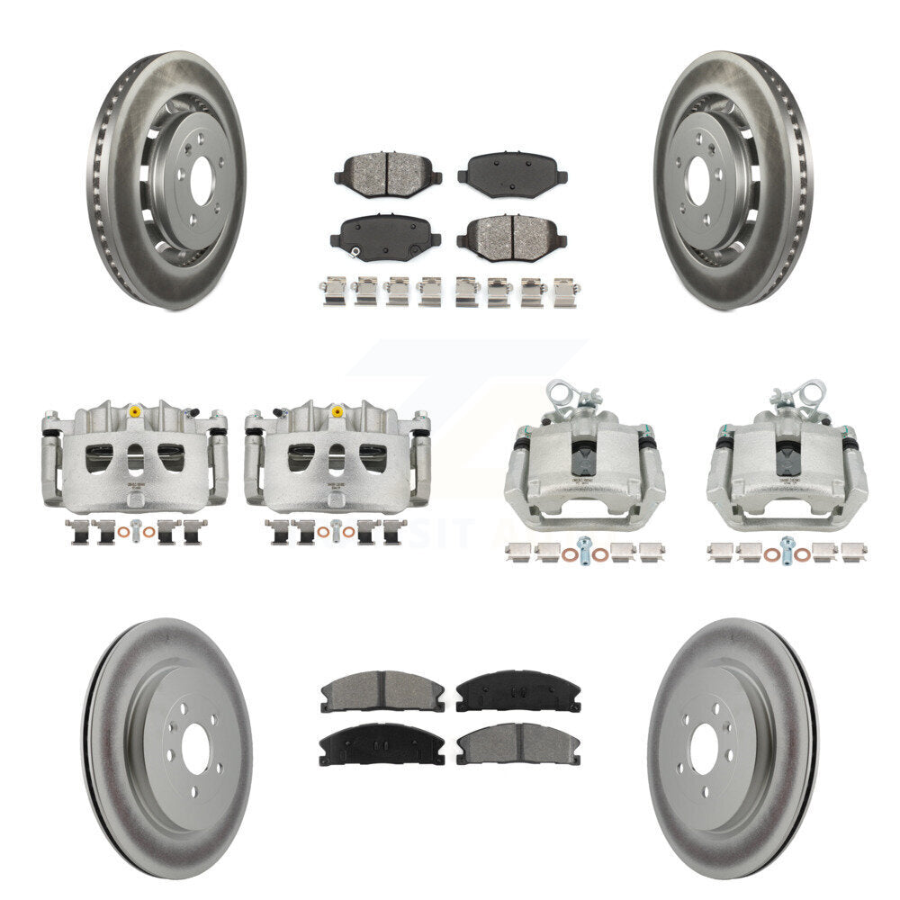 Transit Auto KCG-100952S Disc Brake Kit for 2013-2019 Ford Taurus, Ford Explorer, Ford Special Service Police Sedan & more - Front and Rear product image