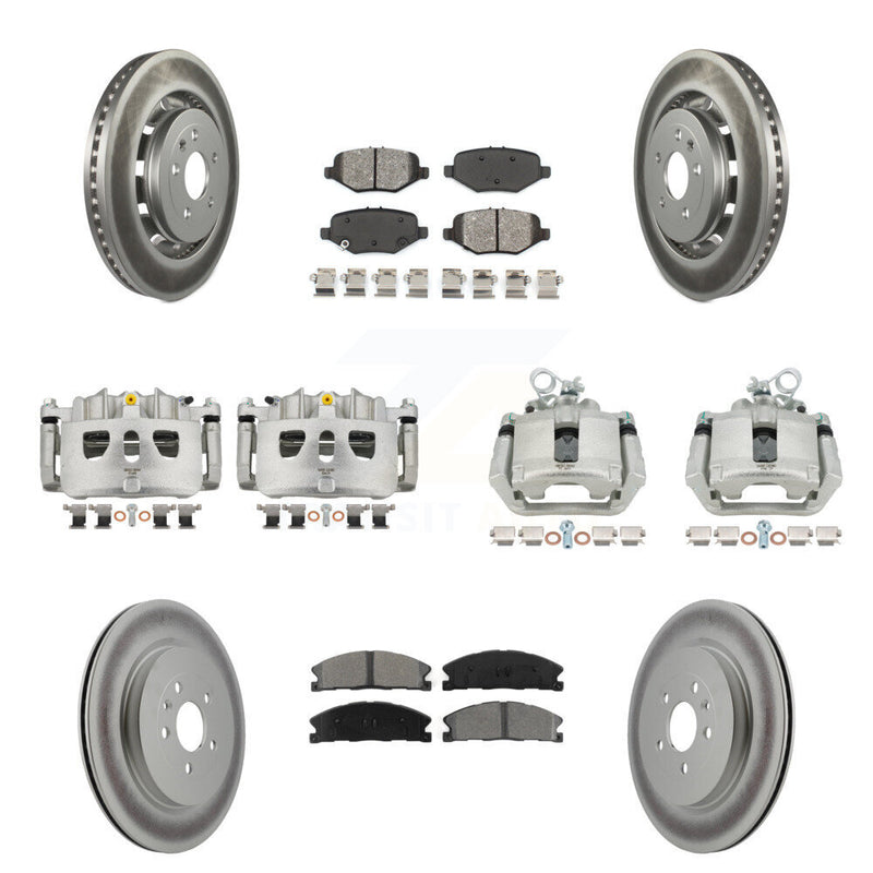 Transit Auto KCG-100952S Disc Brake Kit for 2013-2019 Ford Taurus, Ford Explorer, Ford Special Service Police Sedan & more - Front and Rear product image