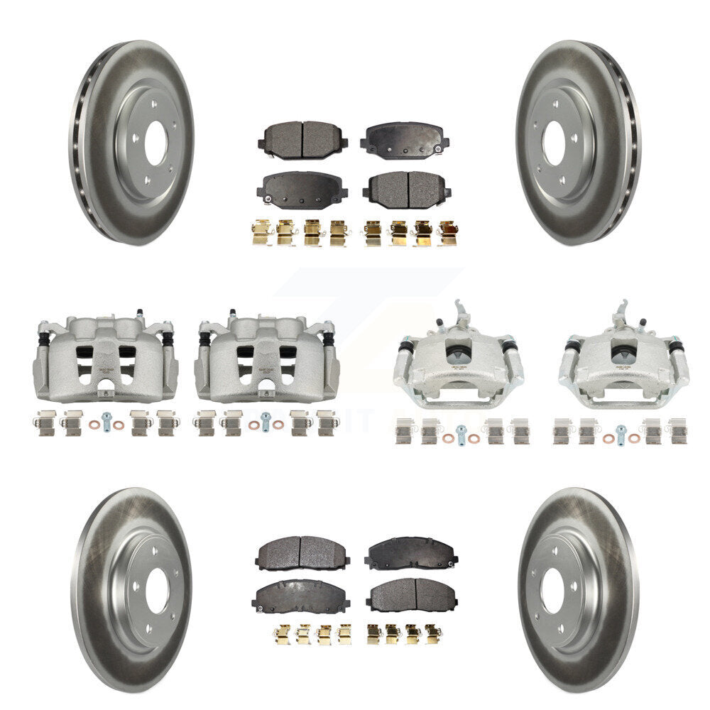 Transit Auto KCG-100952T Disc Brake Kit for 2014-2020 Dodge Journey - Front and Rear product image