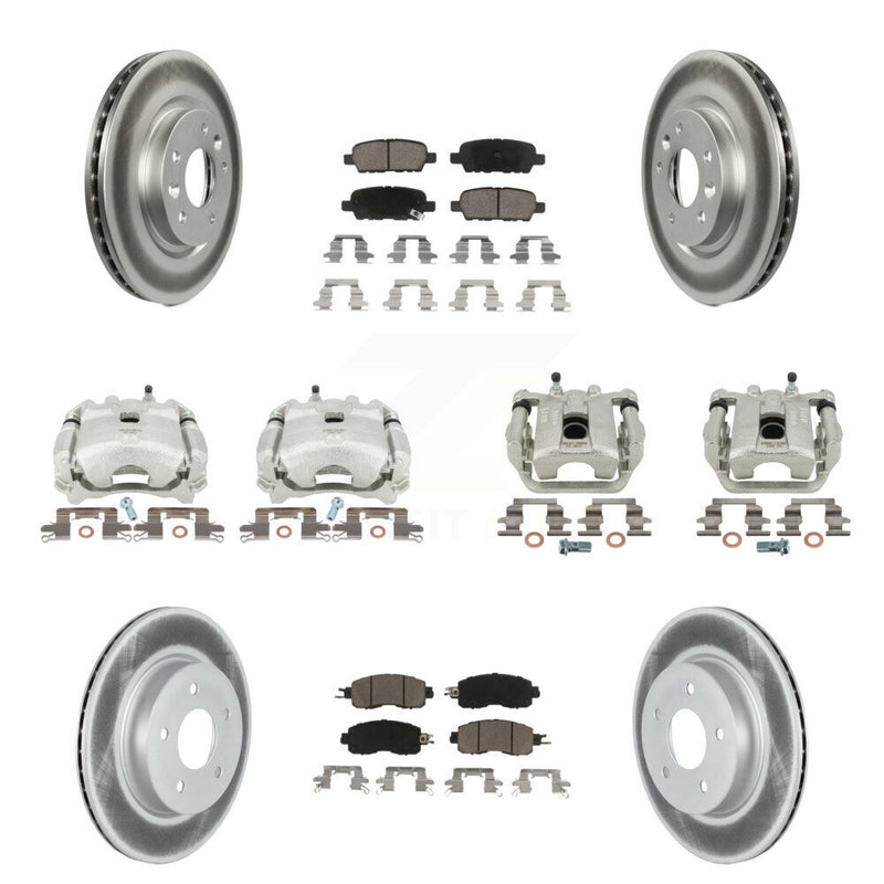 Transit Auto KCG-100953C Disc Brake Kit for 2017 Nissan LEAF - Front and Rear product image