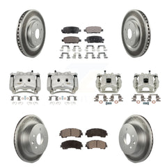 Transit Auto KCG-100953P Disc Brake Kit for 2014-2019 Nissan Rogue - Front and Rear product image